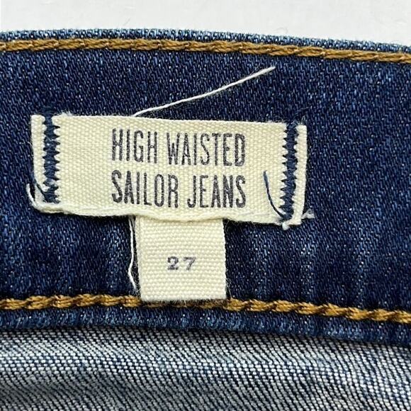 Madewell High Waisted Sailor Jeans Size 27 - Picture 9 of 16